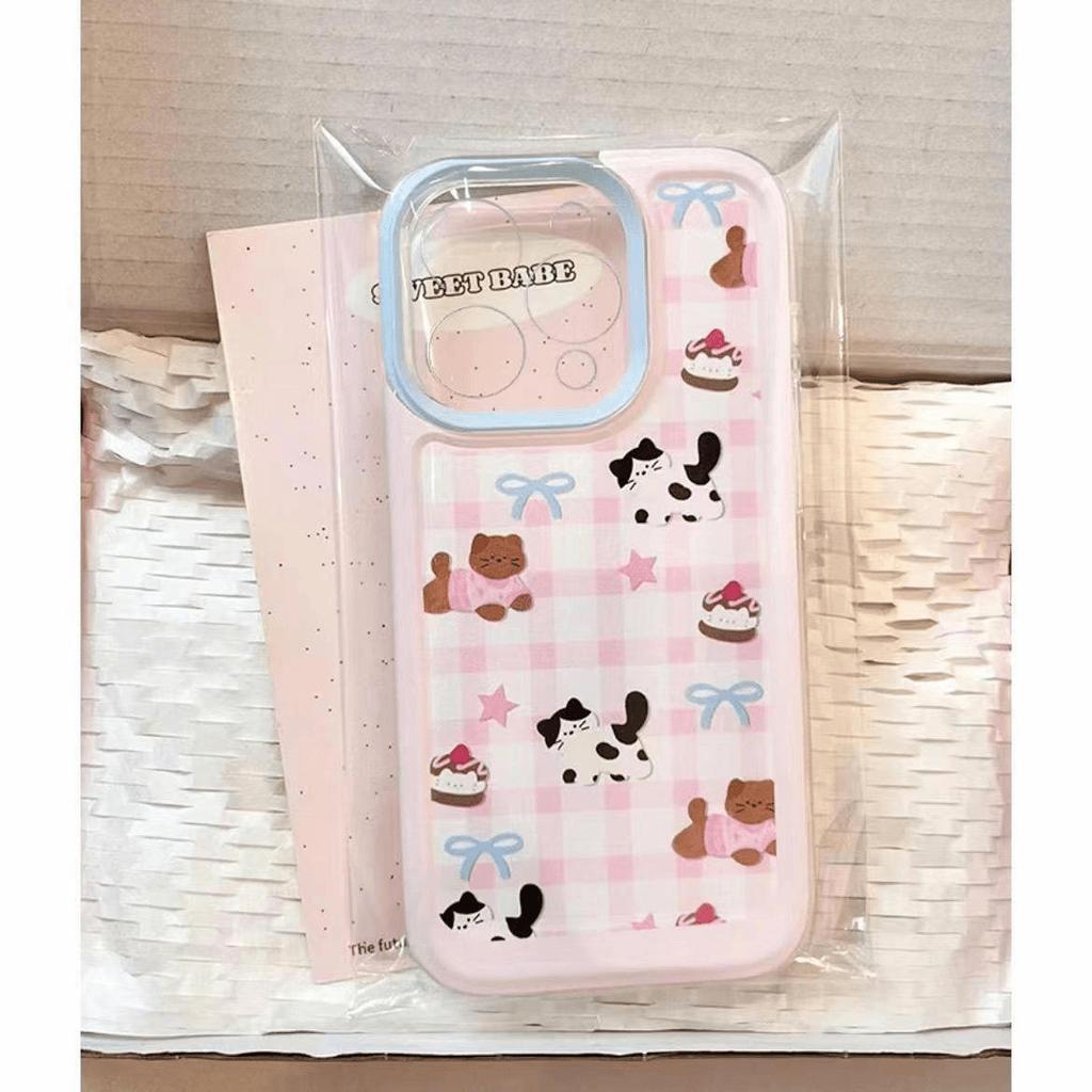 The new cat dessert is suitable for 16 15 mobile phone case Apple 14PROMAX soft case 13 transparent 12 cute 11/7.