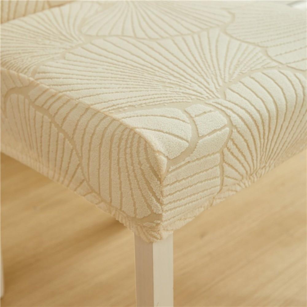 Weiche Esszimmerstuhlhusse mit hoher Rückenlehne, Stretch-Jacquard-Überwurf, Dehnbarer Stuhlbezug, Elastische Spandex-Jacquard-Stuhlhusse, Küche