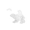 Fustella Taglio Orso di Natale Scrapbooking 2024 Biglietto d'Auguri Embossing Copertina Album Cartoncini Strumento per Creare Fustella Artigianale