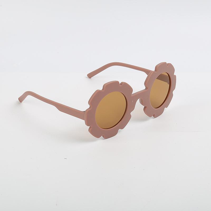 Nowe, śliczne, wielokolorowe okulary przeciwsłoneczne w kształcie słonecznika dla chłopców i dziewcząt, okulary przeciwsłoneczne odporne na promieniowanie UV, idealne do użytku na zewnątrz, okulary dziecięce