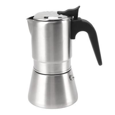 304 Paslanmaz Çelik Moka Pot El Demlenmiş Kahve Potu Yüksek Basınç Soğuk Ekstraksiyon Tek Valf
