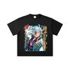 260 GSM Double Yarn 32 Count 100% Cotton Record of Ragnarok V6 Hades Print Unisex Heavy Cotton T Shirt