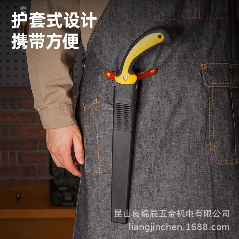 Deli DL580924 Handheld Fine-Tooth Saw for Gardening and Household Use