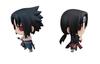 Chimi Mega Buddy NARUTO Shippuden Sasuke Uchiha Itachi Sibling Showdown Set 65mm PVC Painted Complete Figure Series! & Approx.
