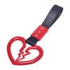 Car Hanging Leather Sling Ring Entry Assistance Grip Handle Bus Handle Strap Grip Warning