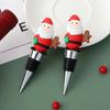 Twist Cap Christmas Wine Bottle Stopper Reusable Christmas Bottle Sealing Plug  Holiday Party