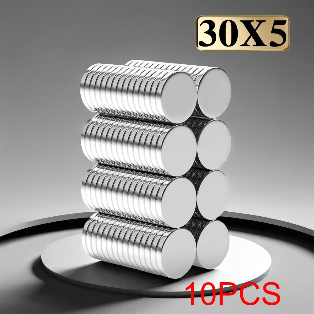 30x5mm Imans Refrigerator Magnets for DIY Office Whiteboard Workshop Suitable Tools Home Workplace