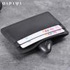 Men's Retro Crazy Horse Leather Wallet - Genuine Cowhide Card Holder