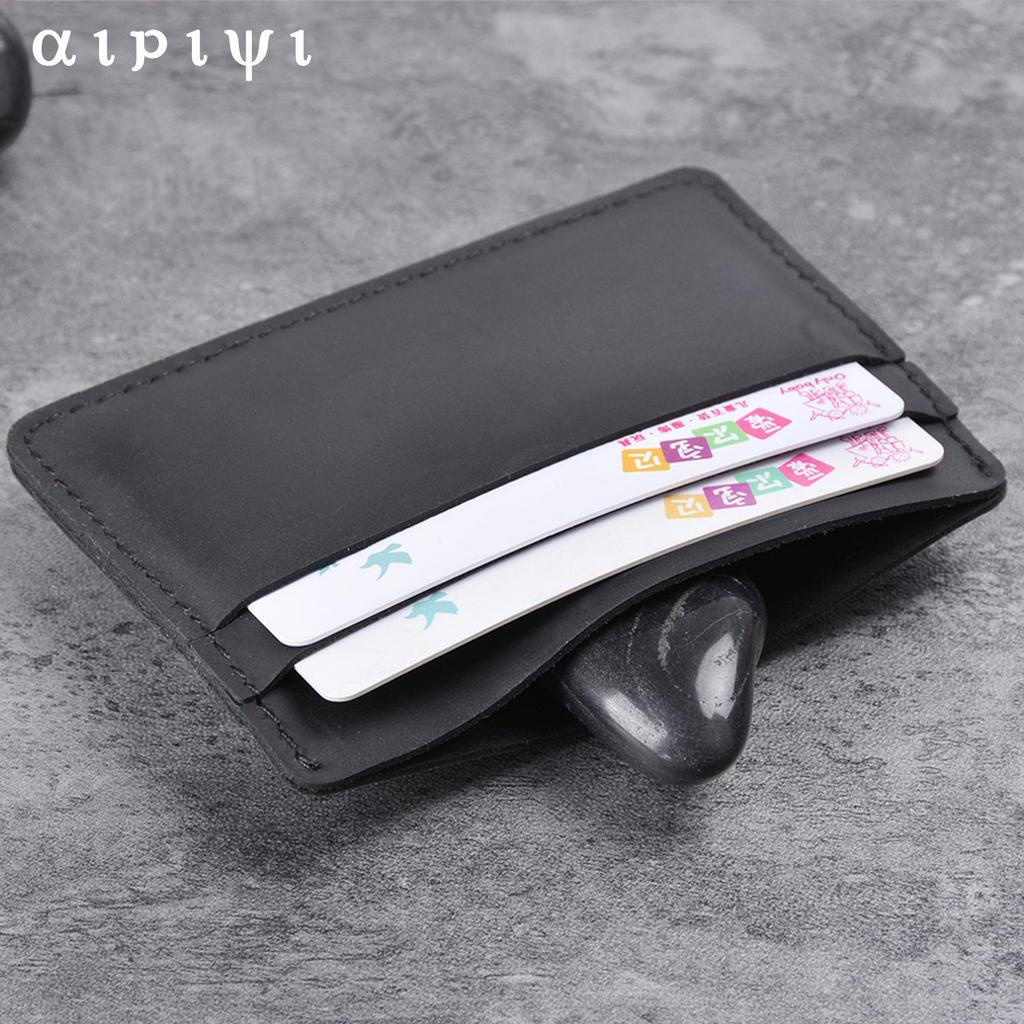 Men's Retro Crazy Horse Leather Wallet - Genuine Cowhide Card Holder