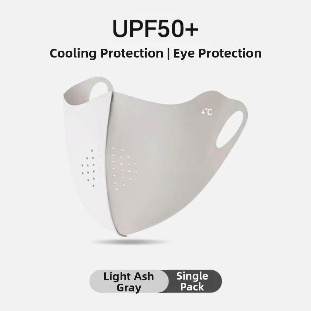 Anti-UV Sun Protection Mask Breathable Outdoor Masks Fashion Ice Silk Mask  Outdoor Sports