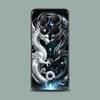 Phone Case for Xiaomi Redmi 15C 14C 12C 13C Redmi Note 15 14 13 12 11 10 Pro Plus 5G 12S Silicone Cover Cute Black White Dragon
