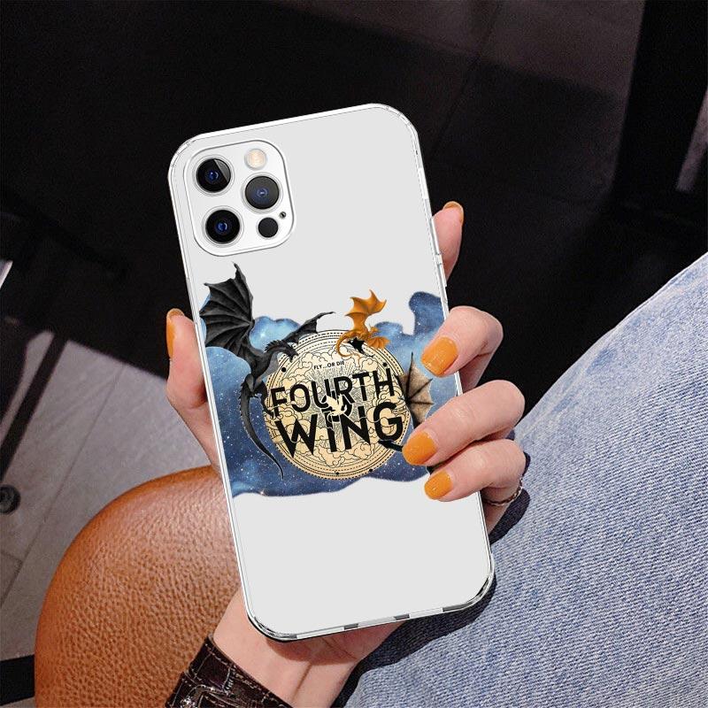 F-Fourth W-Wing Dragon Phone Case For iPhone 13 12 Mini 11 Pro Max XS XR X SE 7 8 Plus 5S 5 6S 6 Gift Print Cover Fundas