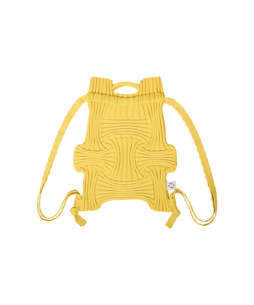 Pleatsmama New Bow Backpack Yellow