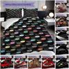 1PC Music, Guitar Theme Bedding Quilt Set Quilt Cover Pillowcase Home Decoration Birthday Gift (1 * Duvet Cover + 2 * Pillowcase, Without Core)