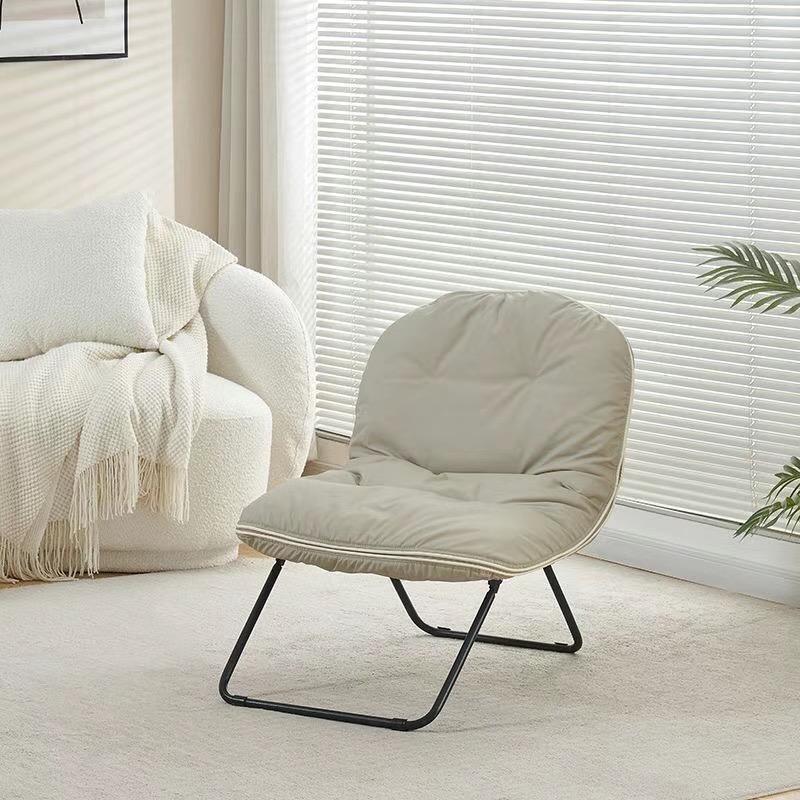 Portable Foldable Chair Compact Lightweight Single Seater, Cloud Shaped Lounge Chair for Camping Beach Travel Balcony Picnic
