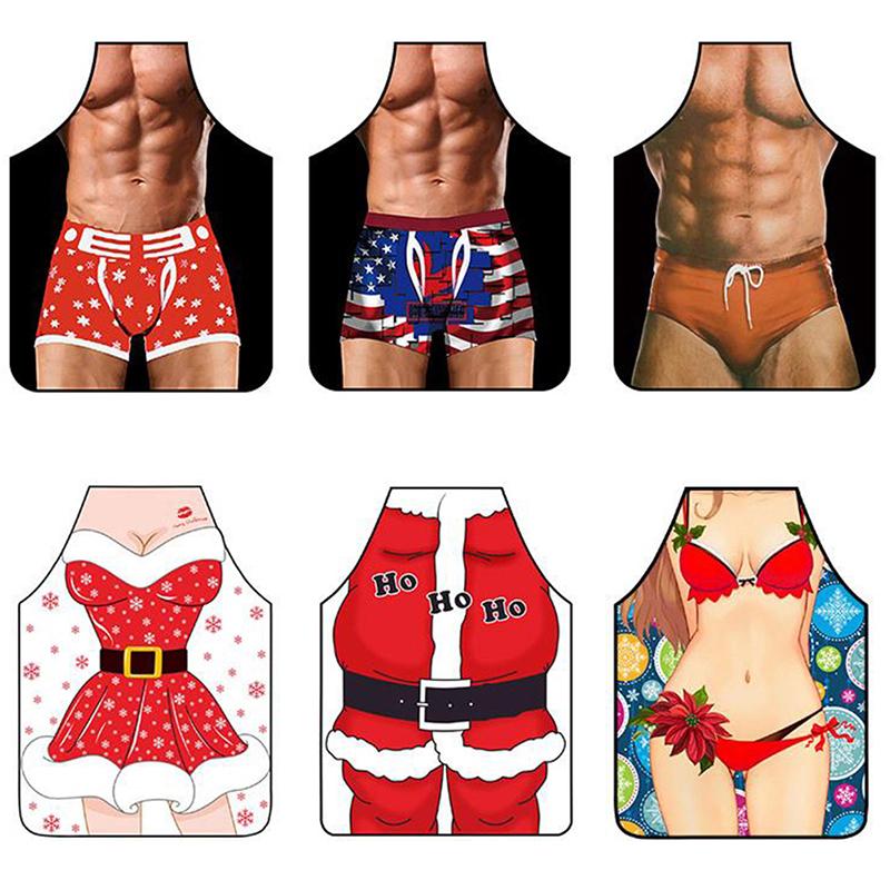 Funny Kitchen Apron Cooking Baking Party Cleaning Aprons For Christmas Apron