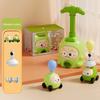 Luftbetriebenes Ballontier-Auto-Spielzeug mit Handpumpe 2-in-1 Cartoon-Schwein Dinosaurier Ente Robbe Ballonauto-Werfer Kleinkinder Jungen Mädchen Trägheitsfahrzeug Spielzeug