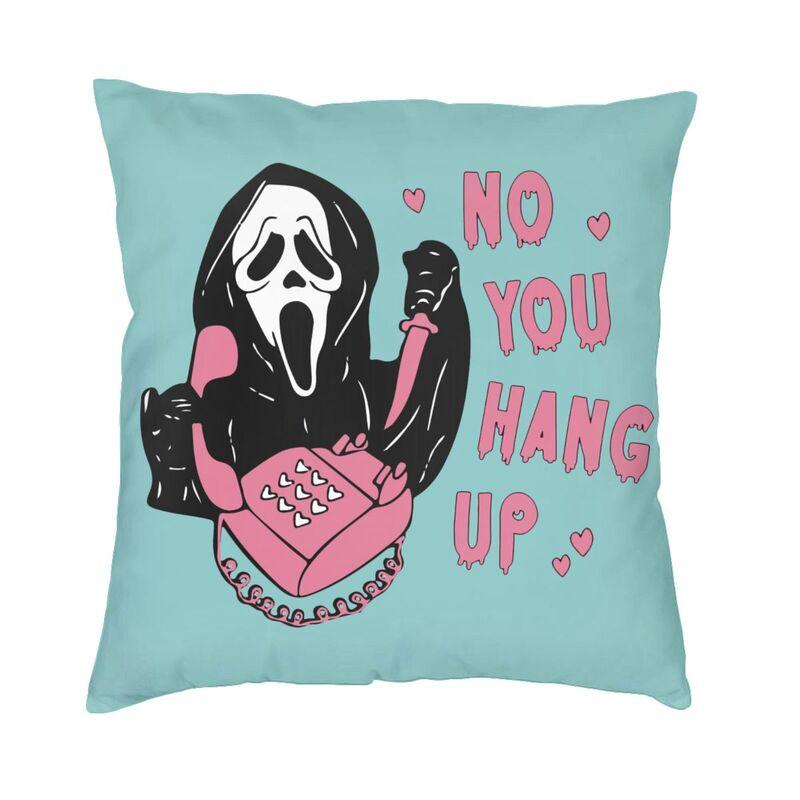 

Забавный чехол для подушки на Хэллоуин с изображением призрака Scream Sidney Prescott, пленка, наволочка для дивана, квадратная наволочка для гостиной 40x40cm 16x16in