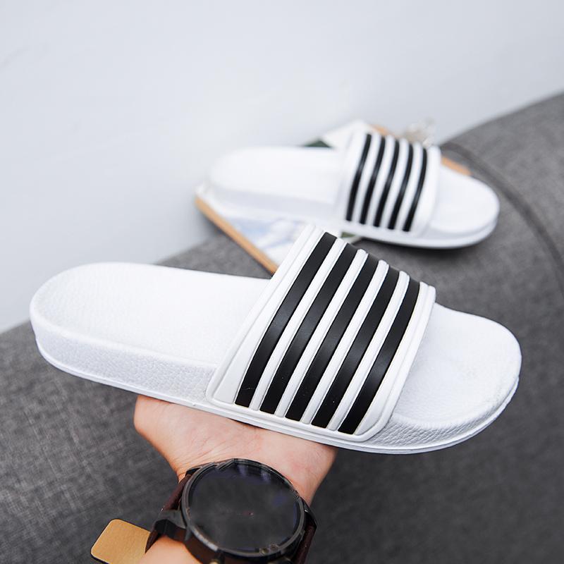 Plus Size Men Indoor Home Slippers Male Soft Comfortable Bath Slipper Men's EVA Flat Thick Platform Outdoor Beach Sandals Summer