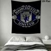 Man Utd B Wall Hanging Printed Fabric Blanket Decorative Tapestries for Bedroom Living Room Home Decor