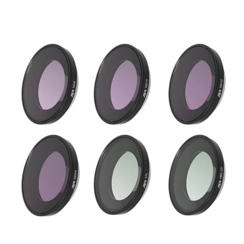Scratch Resistant Lens Filter for Action Cameras Quick Change CPL ND8 ND16 ND32 ND64 ND8PL Star NIGHT Film Filters