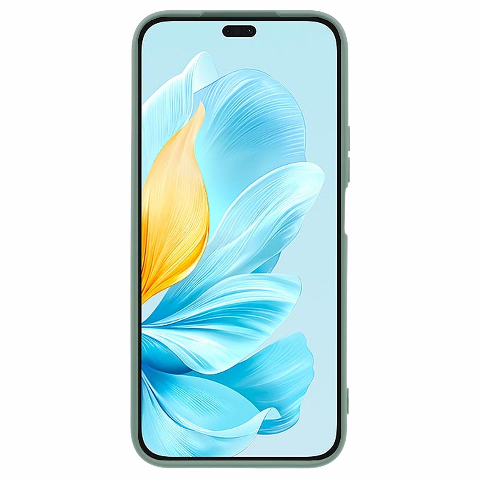 

For Honor 200 Lite Case Arc Edge 2.0mm Shockproof Soft TPU Phone Cover Green