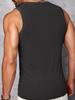 Men's Korean Style Quick-Dry Sleeveless Slim Fit Tank Top for Summer Fitness