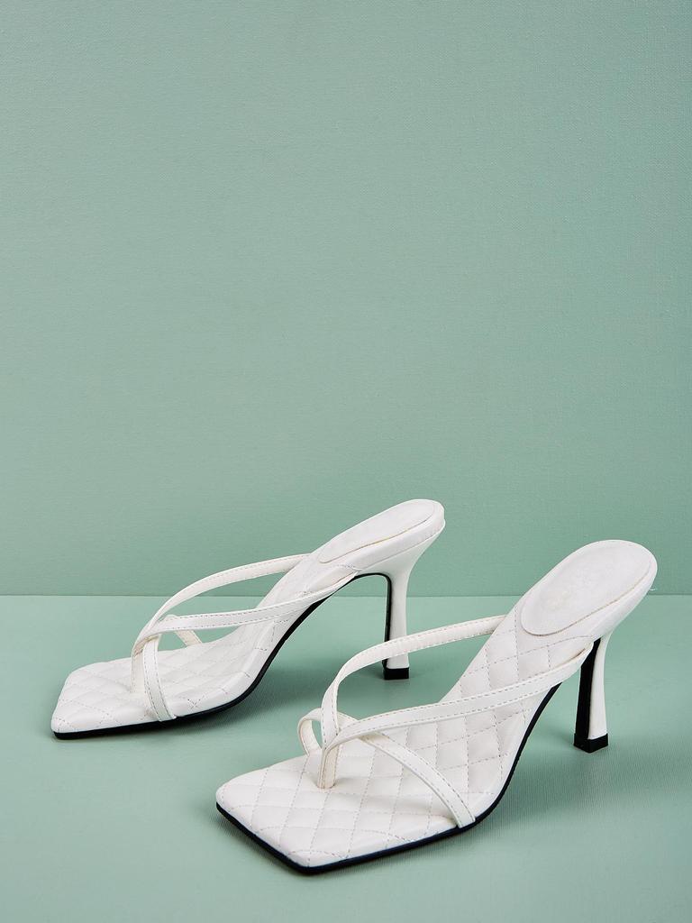 2025 Plus Size Women's Stiletto Sandals & Slippers - Sexy High Heels for Europe & America