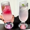 Exquisite Glass Stemmed Cup 170ml Juice Cup Creative Beer Cup  Wine Tasting