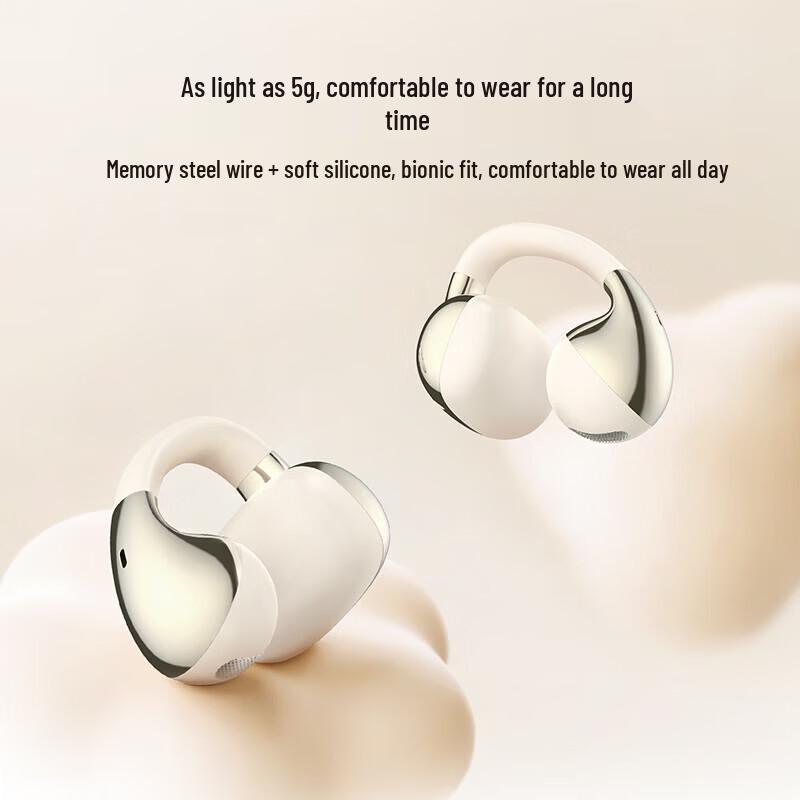 Lanston TS31 Wireless Open-Ear Clip-On Bluetooth Earbuds