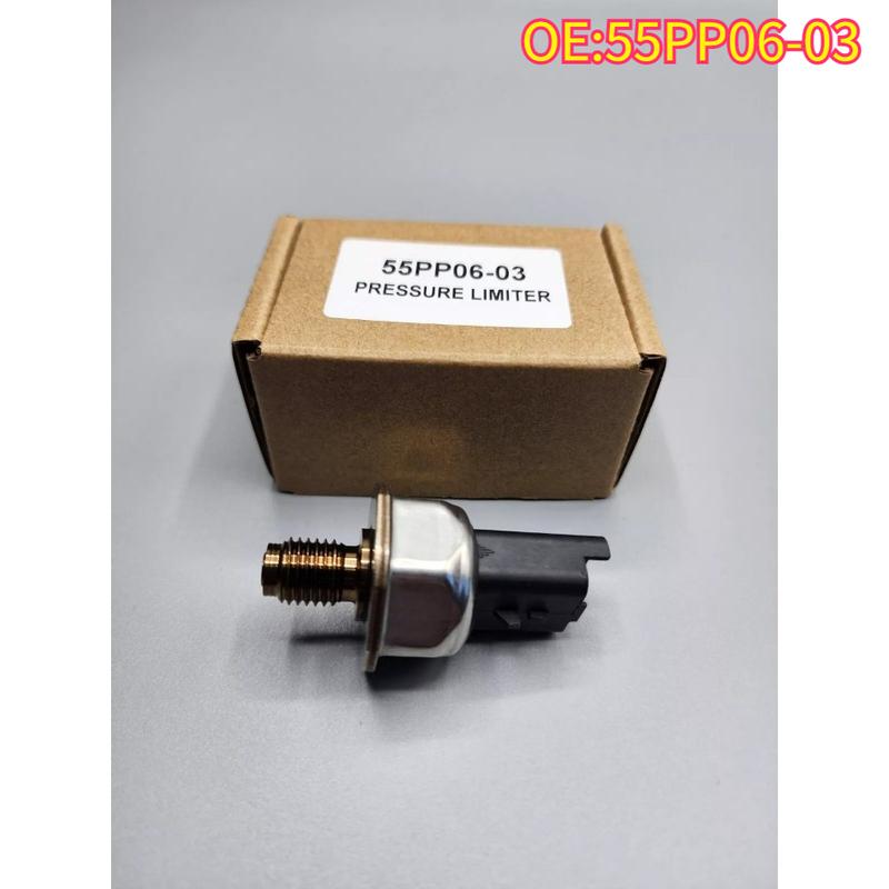 High Quality New For 55PP06-03 Fuel Rail Pressure Sensor Peugeot 307 206 Citroen C1 C2 C3 C4 Xsara Berlingo Dispatch Picasso