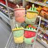 Plush Watermelon Adorable Toy Fruit Pillow Soft Juicy Tea Cup Shape Stuffed Animal Doll