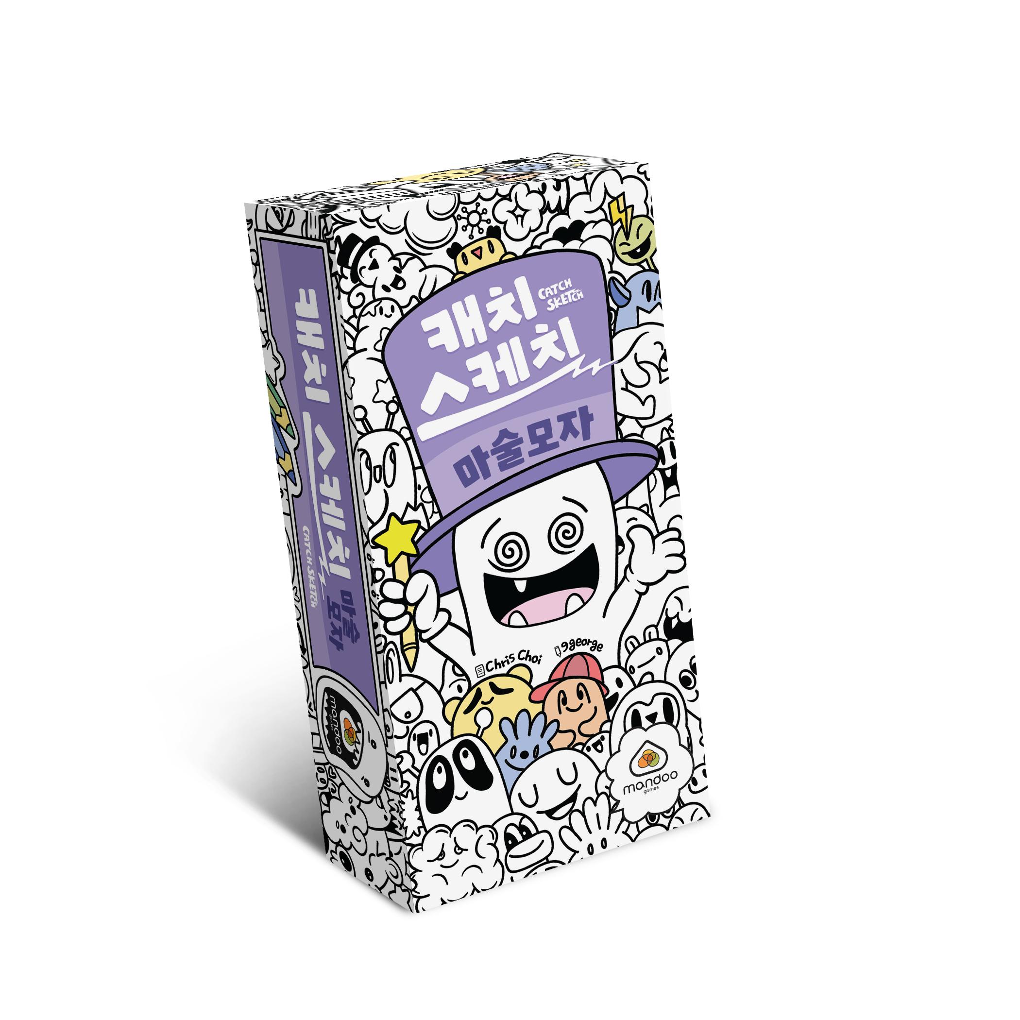 Catch Sketch Magic Hat Board Game Expansion: Speed Drawing Party