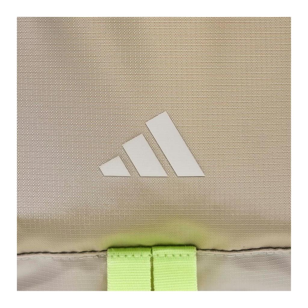 Adidas Fashion Minimalist Color Block Versatile Plaid Fabric Backpack Unisex Backpack Brown KS0246
