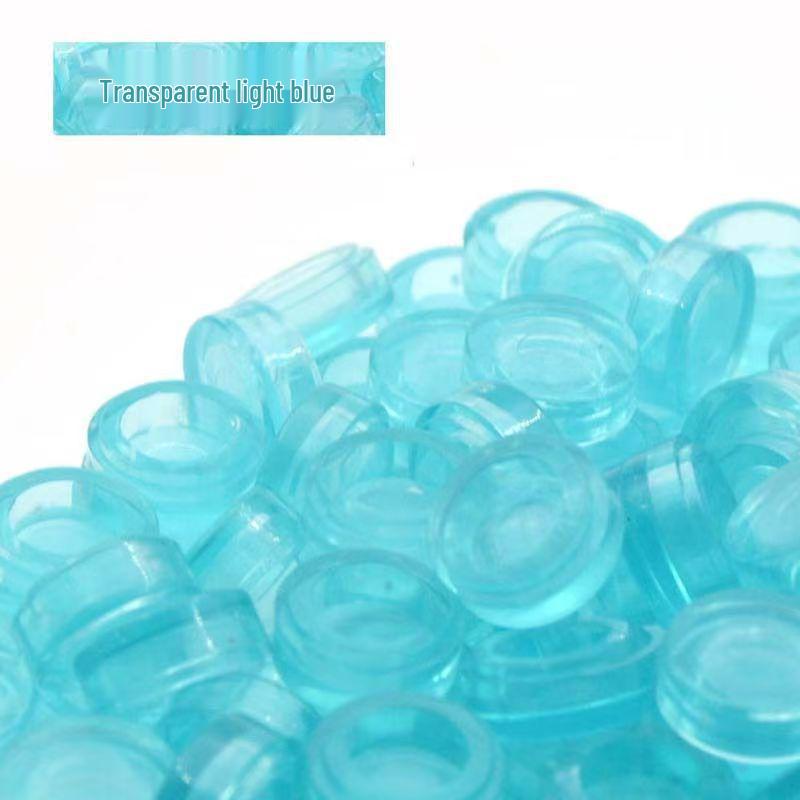 

Совместимые с Lego 98138 Круглые строительные блоки - Мелкие детали для пиксель-арта MOC, Отдельные гладкие пластины 1x1 с отверстием, аксессуары 100g (approx. 900 pieces)