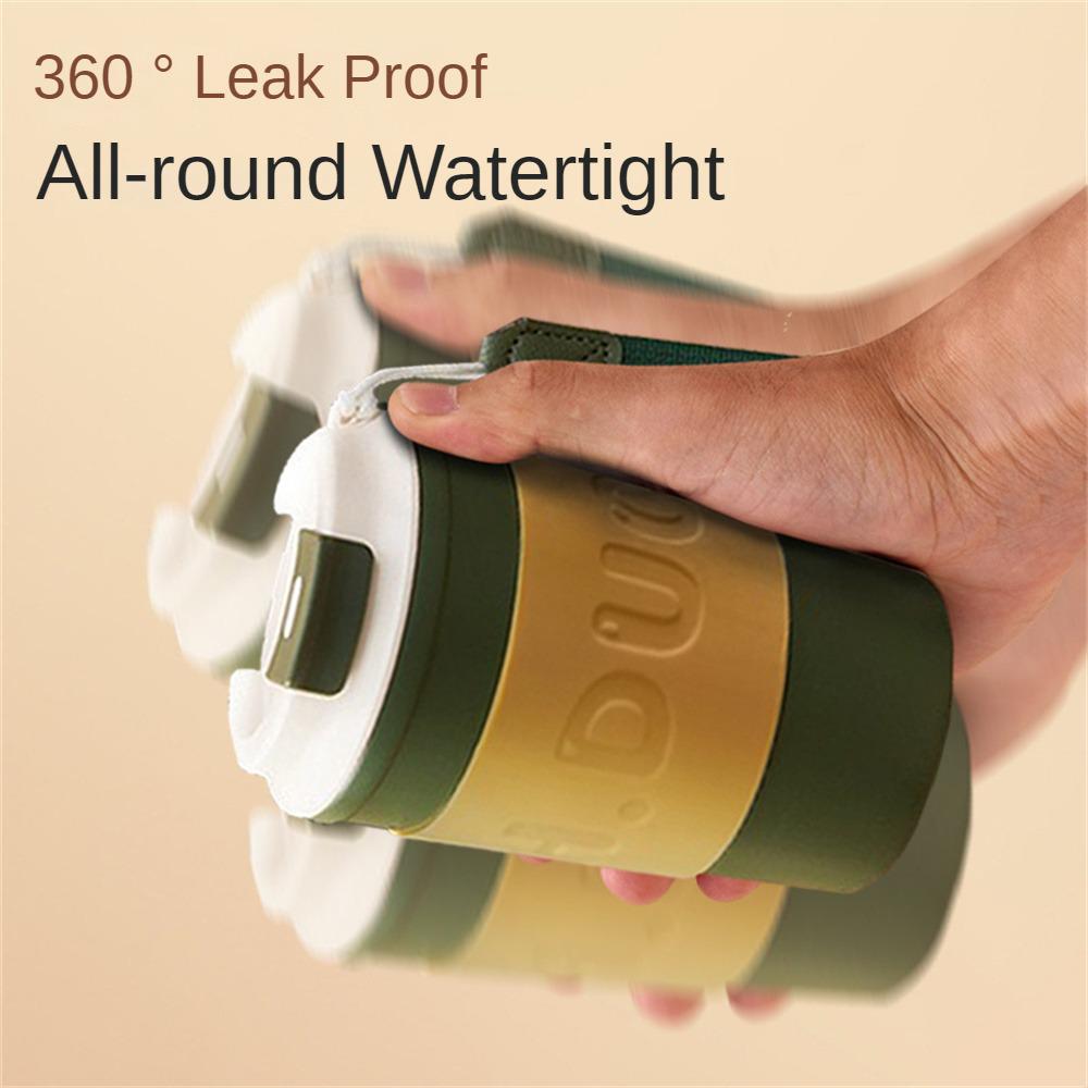 

Стакан для воды из нержавеющей стали, портативный, герметичный, надежный, лучший выбор, практичный, самый продаваемый, милый, мультяшный, для дома, автомобильный стаканчик 400ml покинуть белый