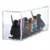 Display Case for 6 Lego Minifigures, Protects Against Dust and UV, Minifigures