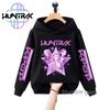 Kids Anime KPop Demon Hunters Hoodie Autumn Long Sleeve Sweatshirt Sportswear Cartoon Hoodies