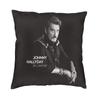Johnny Hallyday Pillow Home Decor Fashion French Rock Singer Cushions for Sofa Square Pillowcase