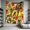 Dragon Ball Wall Tapestry Aesthetic Wall Hanging Printed Fabric Blanket Decorative Tapestries For Bedroom Living Room Home Decor