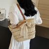 Fashion Vacation Beach Bag Women's Summer New Straw Shoulder Bag Woven Large-capacity Tote Bag