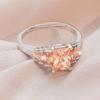 2026 New Zircon Jewelry European and American Fashion Women's Creative Geometric Jewelry Romantic  Ring Jewelry