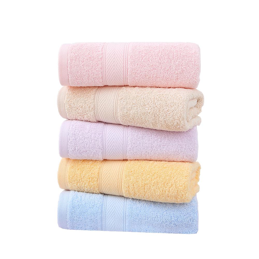 Plain cotton thickened towel can be embroidered gifts, a variety of packaging gift boxes