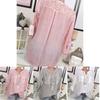 Chic Lace Shirt Autumn Women V-neck Long Blouse Loose Plus Size Sleeve S-5xl