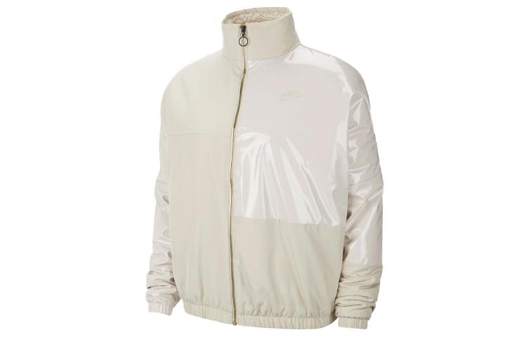 

Nike Jackets Women s Bright White Stand Collar Moderate Other CZ1870-140 L
