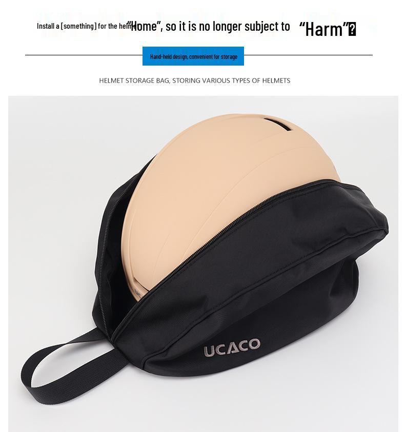 Thickened Waterproof Fabric Helmet Storage Bag for Full/Half Helmets In Cycling & Equestrian