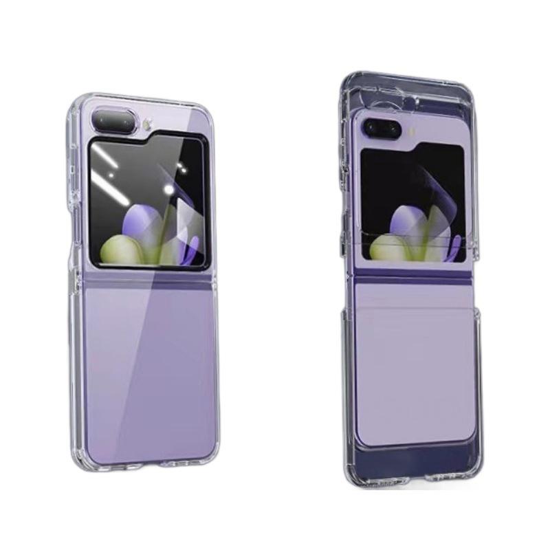 Samsung Z Flip 5/6 TPU Foldable Case with Hinge Protection & Hanging Buckle