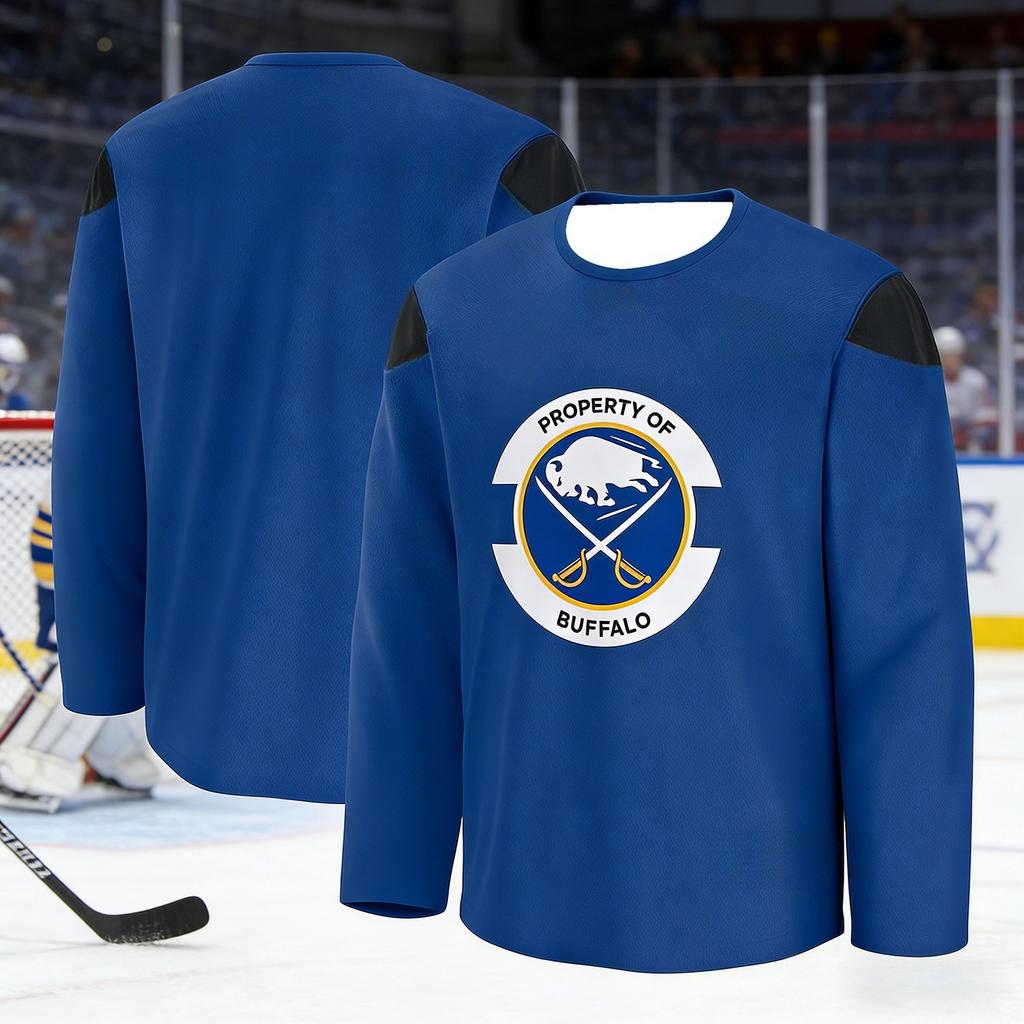 Men's New Ice Hockey Game and Training Jersey, Breathable and Quick-Drying 3D Printed Long Sleeve T-Shirt for Men and Women Kids