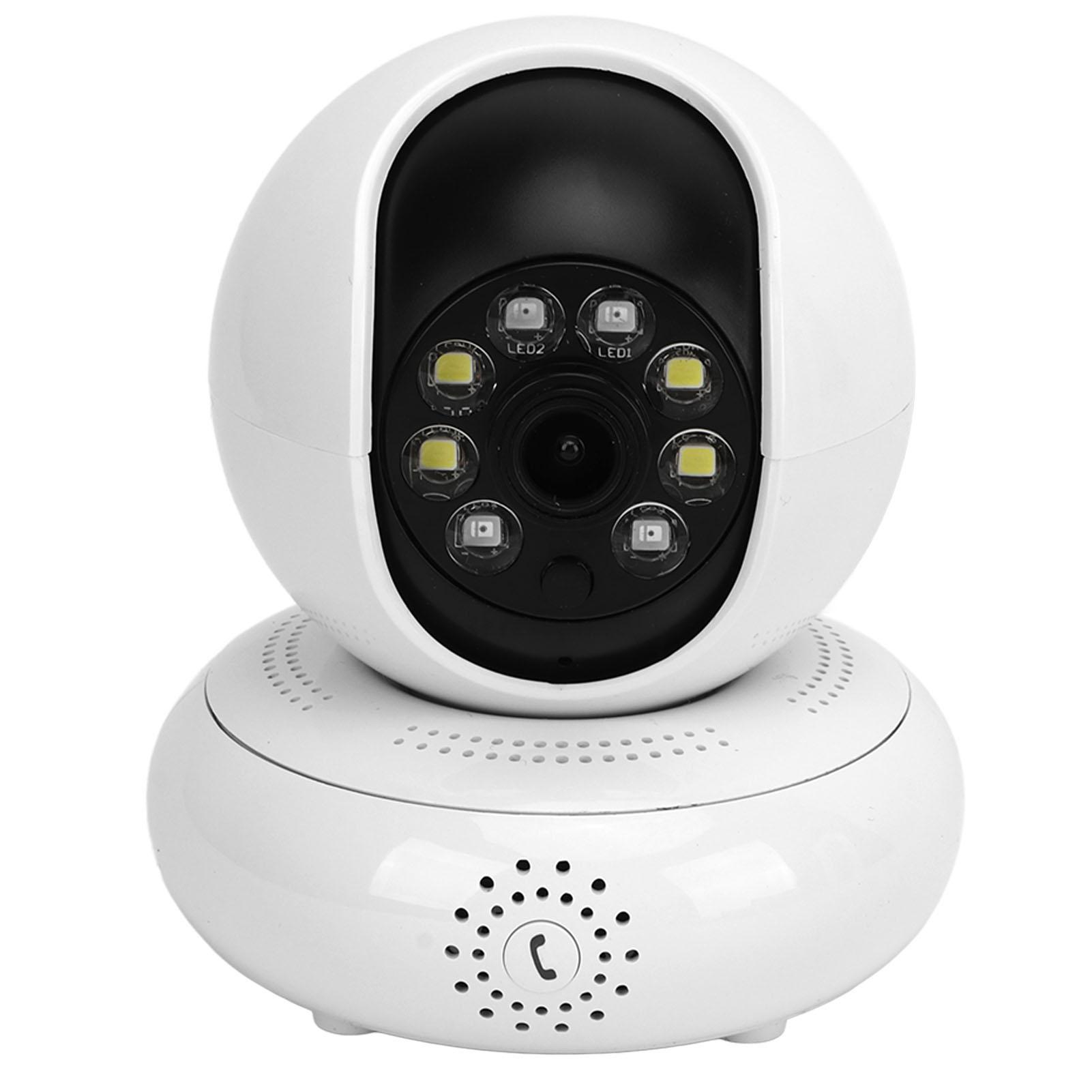

Кімнатна камера безпеки для дому Бездротова WiFi камера 360 градусів Віддалене спостереження з мобільного телефону Камера ШІ EU Plug