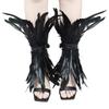 Adjustable Feather Ankle Cuff for Halloween Costume Parties Stage Performances Cosplay Event and Themed Celebrations